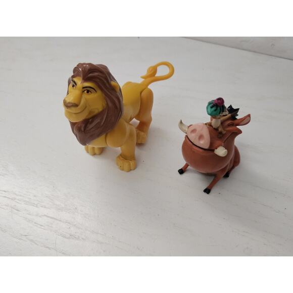 Vintage Disney The Lion King Once Upon A Time Playset With 2 Figures *READ* - Picture 8 of 13